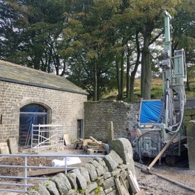 Waterwell, Waterborehole installed at a Holiday Let in Derbyshire